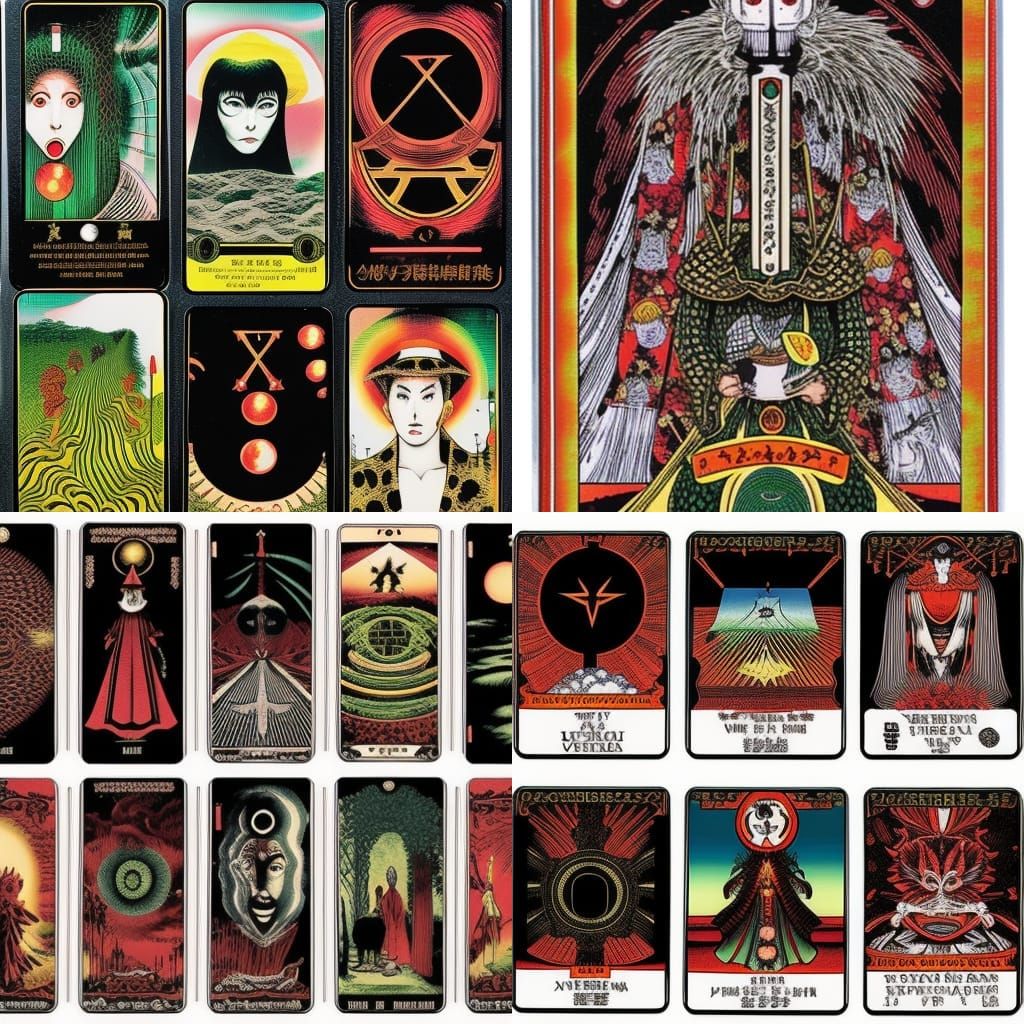 junji ito tarot deck