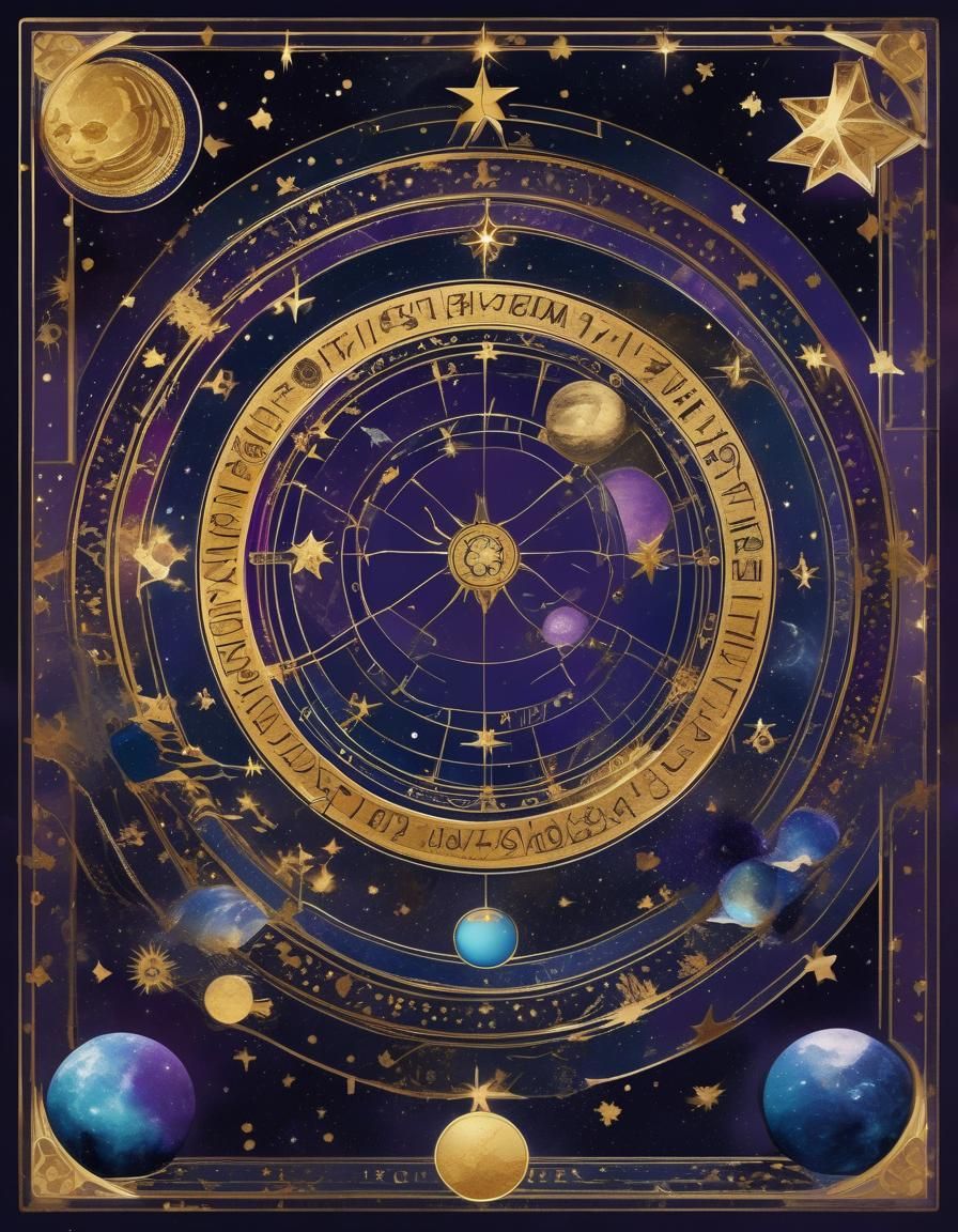 Wheel of Fortune Tarot Card in Space