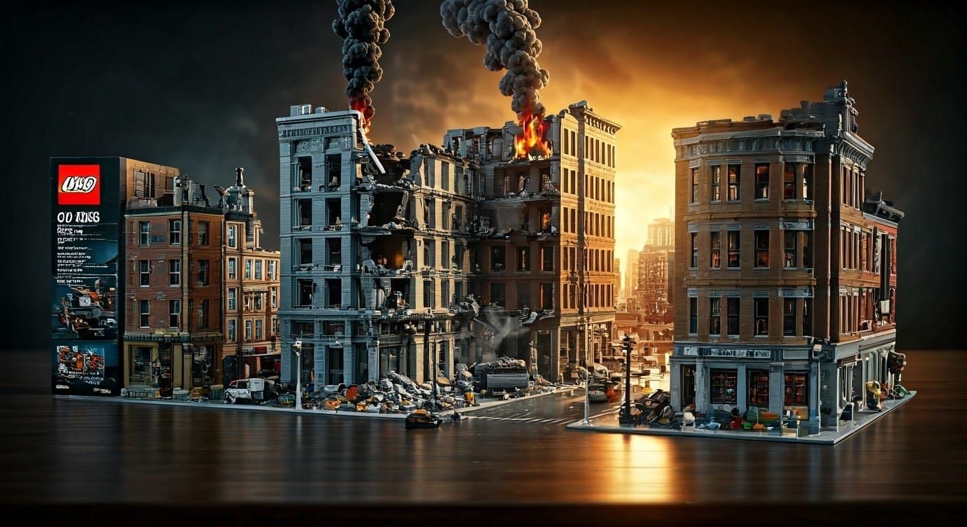 Lego Set: Civil Unrest in Miniature