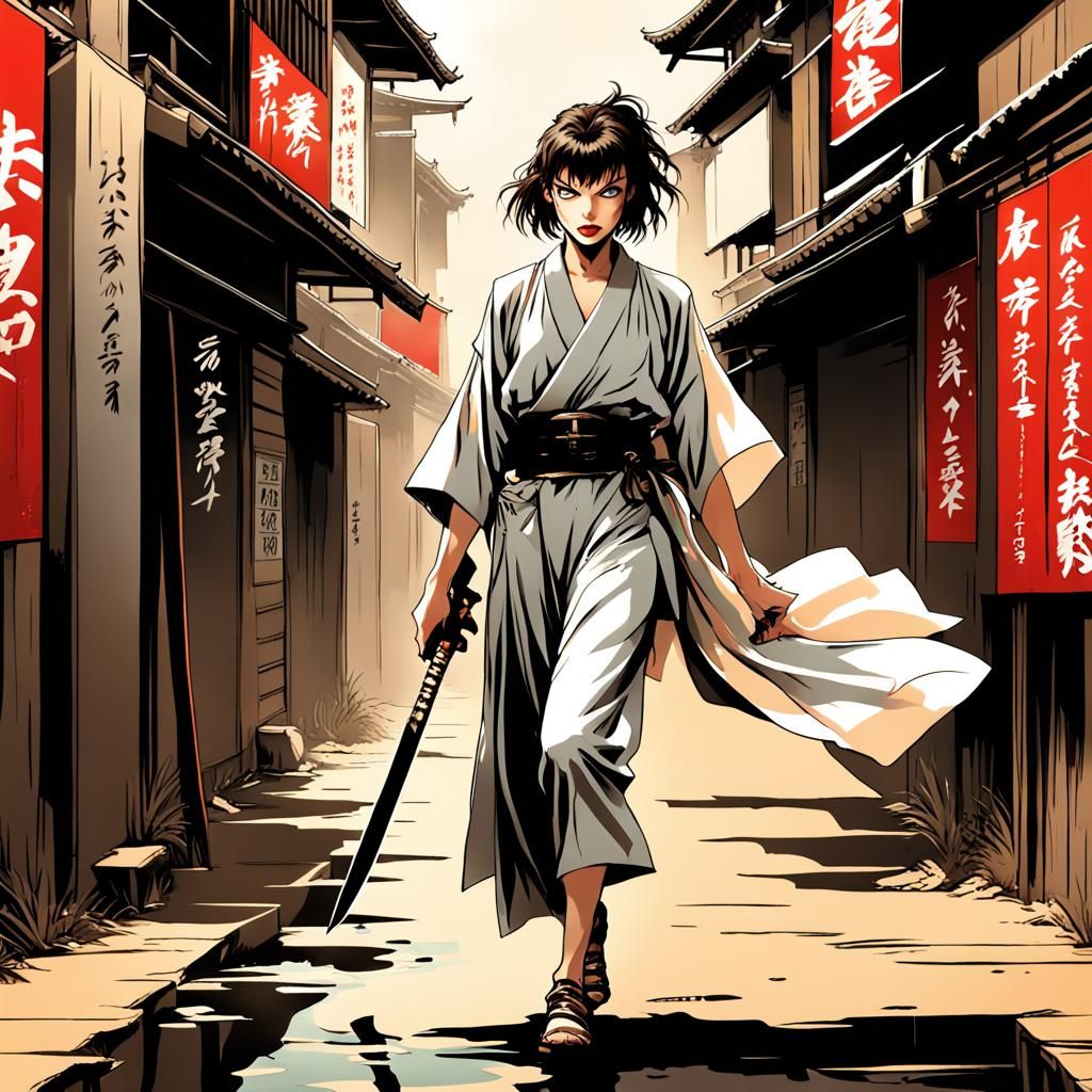 Milla Jovovich; Samurai.