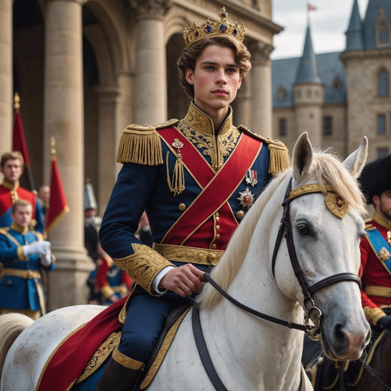 Regal Prince on Pegasus in Royal Parade