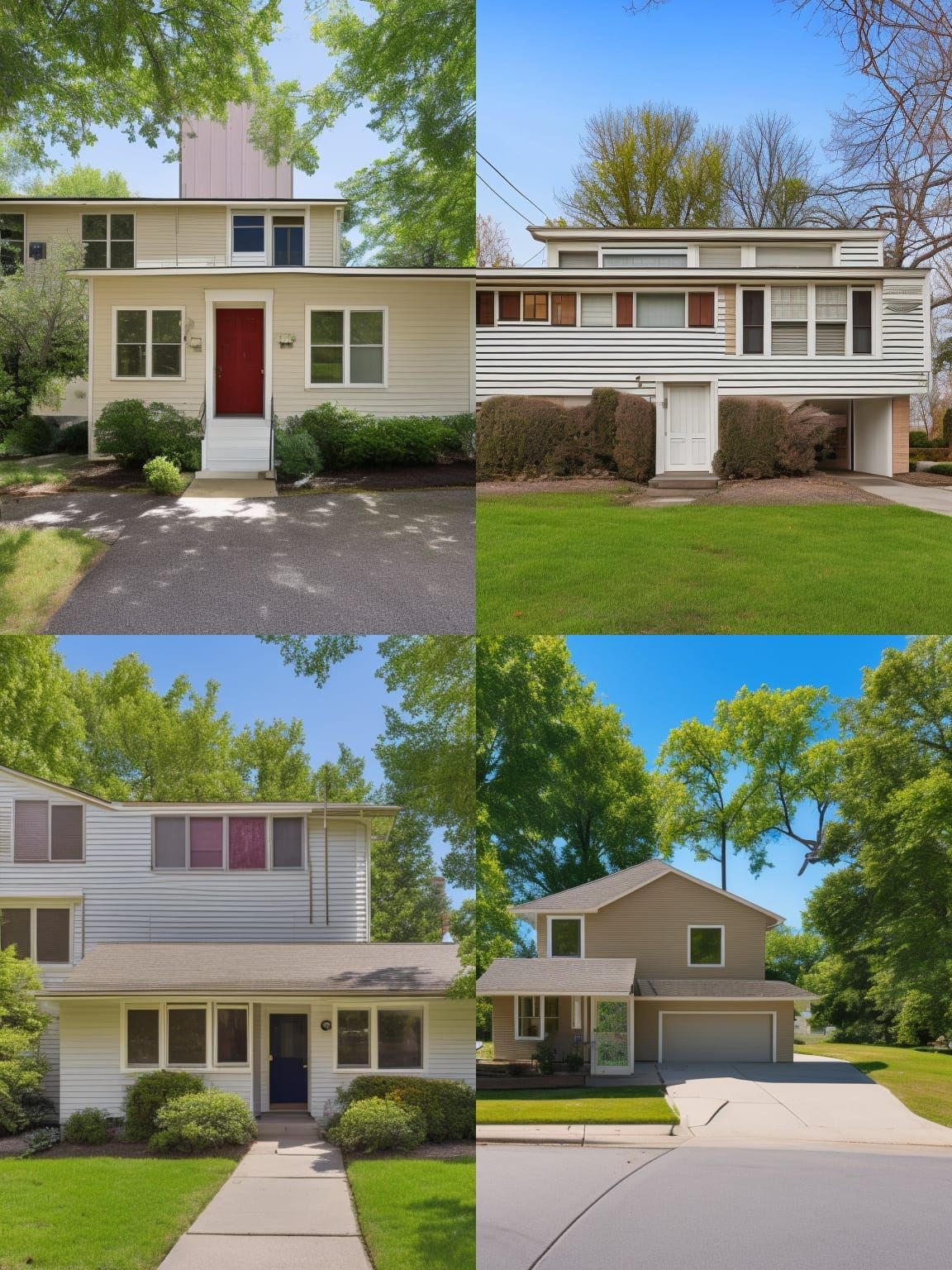 Classic 1960s American Suburban Home