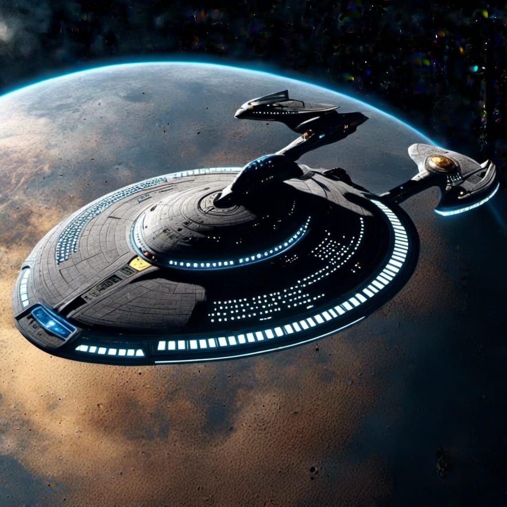 Star Trek Starship Illustration