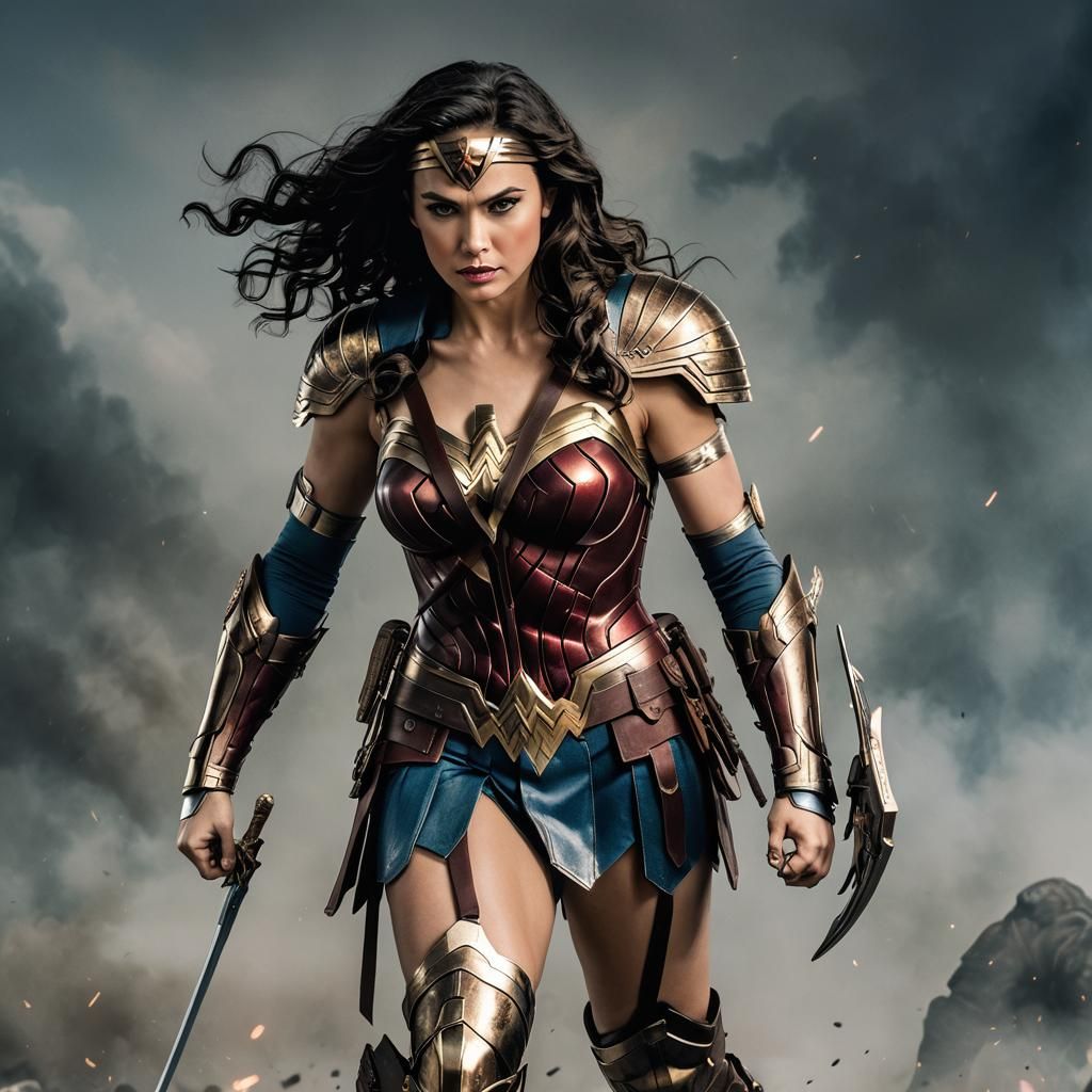 Wonder Woman in Amazonian Battle Armor