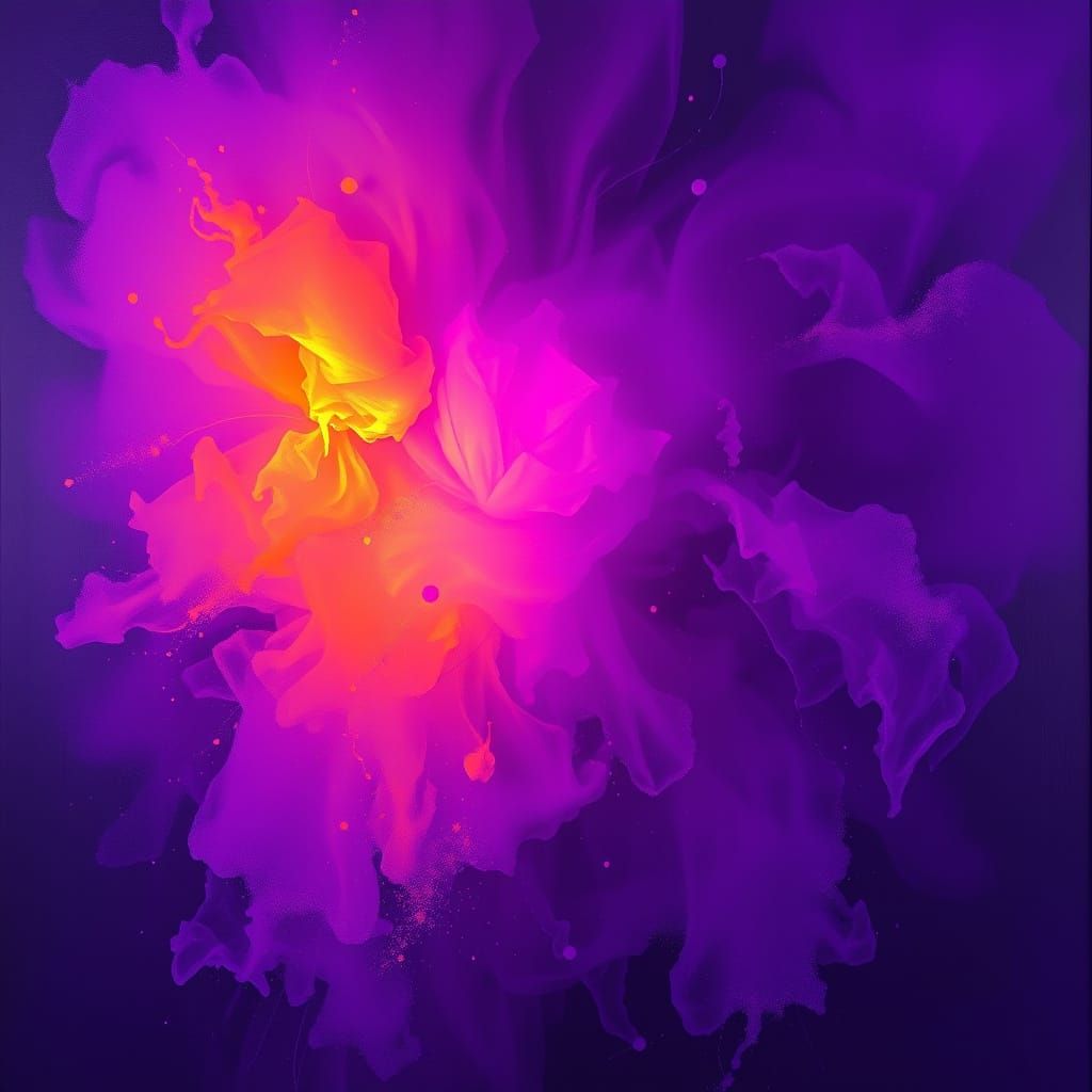 Vibrant Abstrakt Surreal Art in HDR 8K