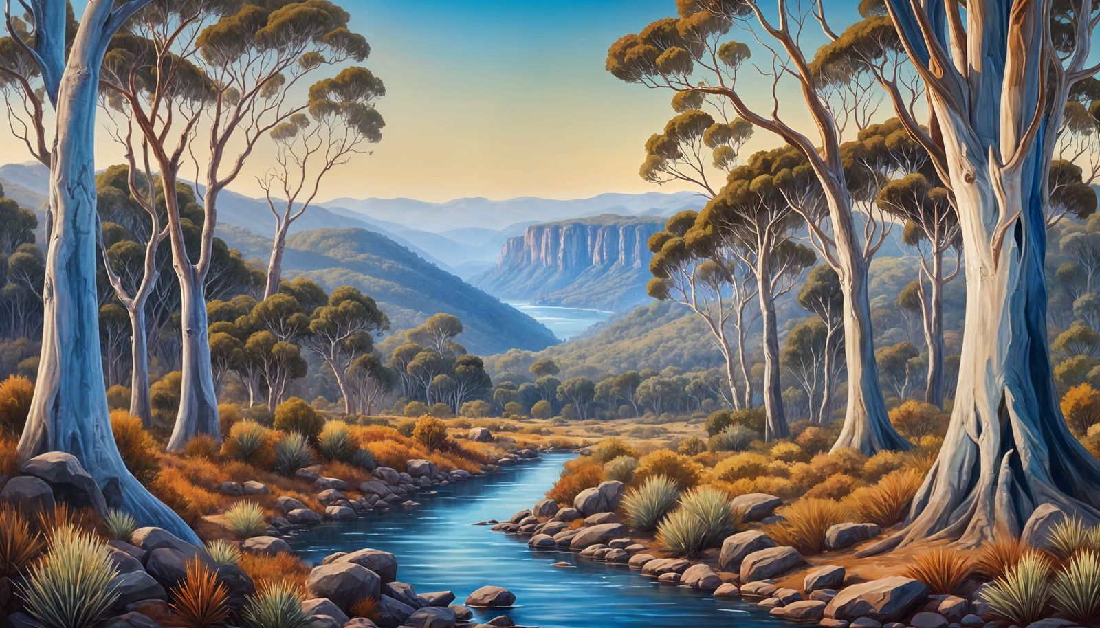 Eucalyptus Forest in the Blue Mountains