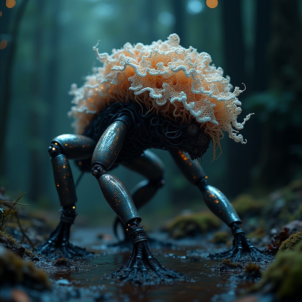 Chimeric Biomechanical Entity with Mycelial Intelligence