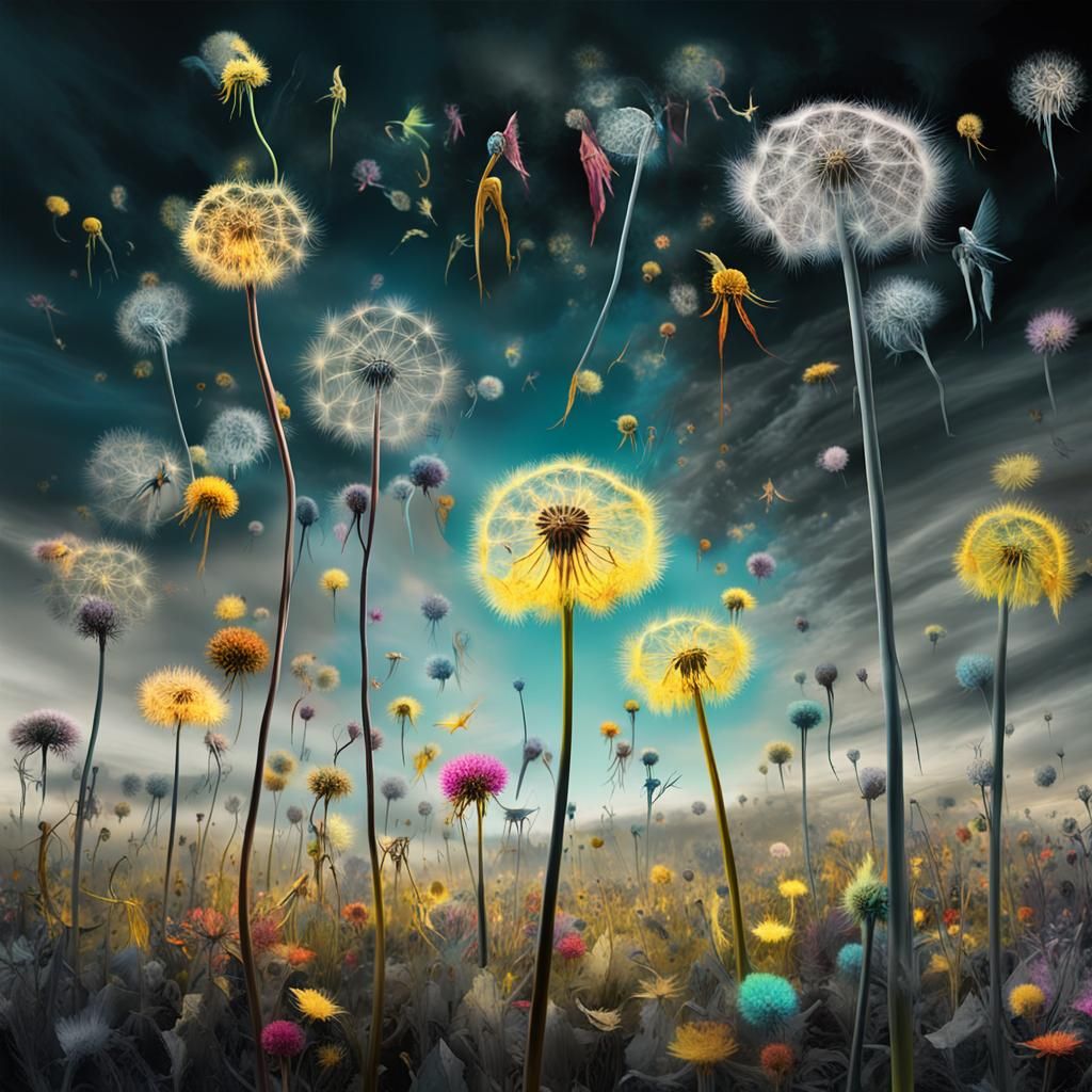 Winged Fairies Granting Wishes in Dreamscape