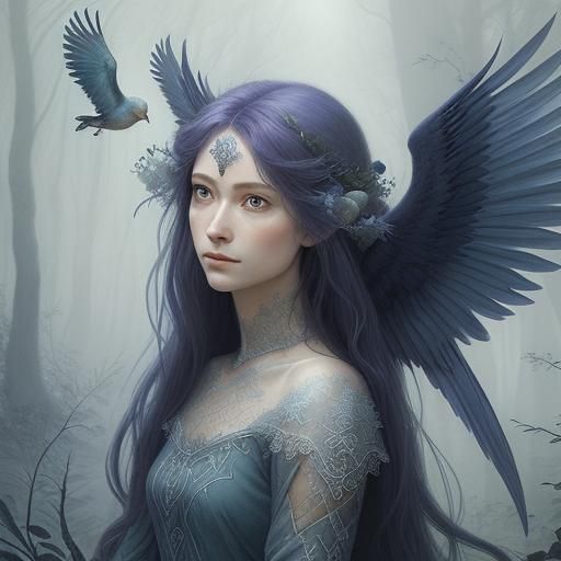 Enchanting Moonlit Sylph