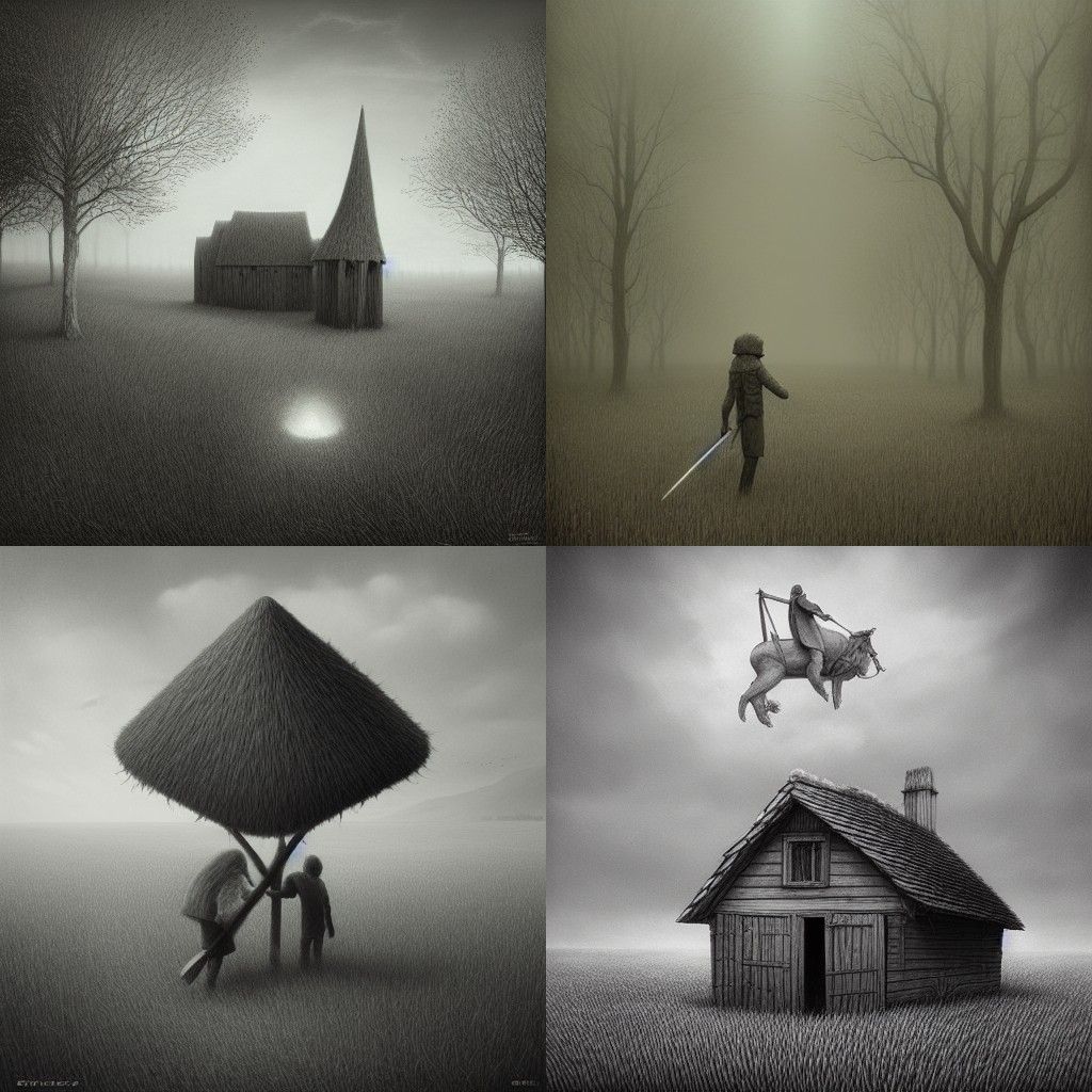 Surreal Landscape Evokes Melancholy