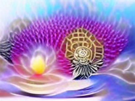 Meditative Figure Achieves Inner Realization