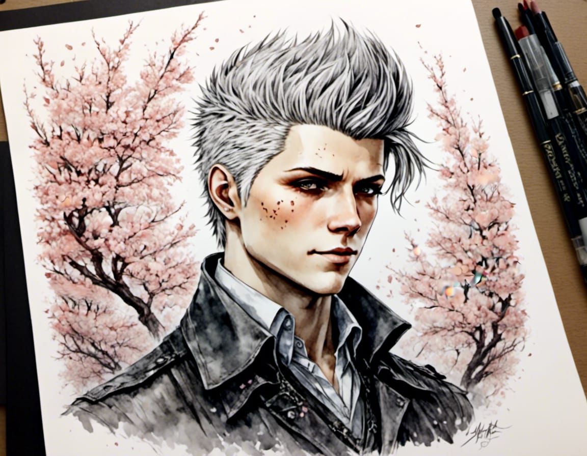 Portraying you with Cherry Blossoms