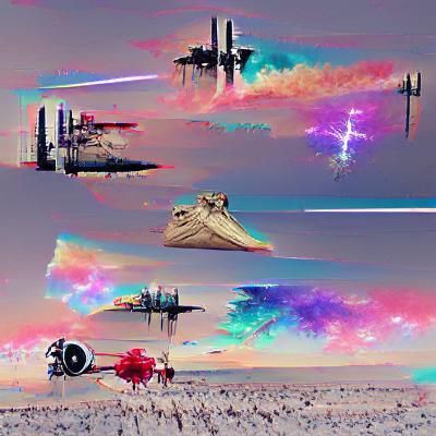 Star Wars Inspired AI Art