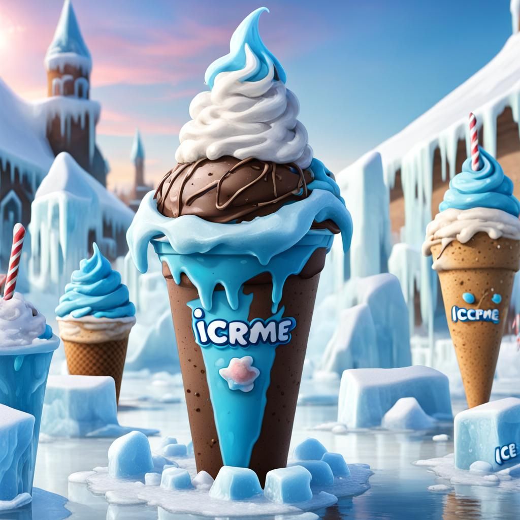 Delicious Ice Cream Creation