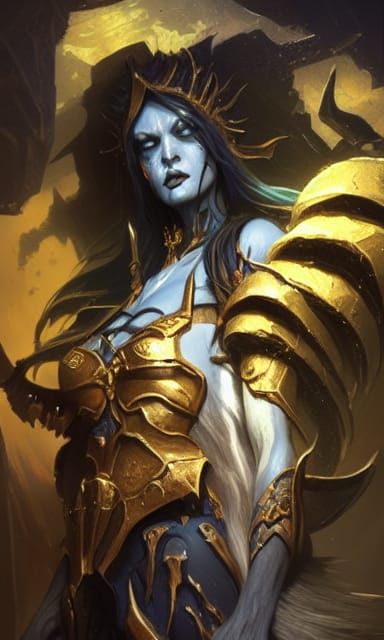 Lich Queen Dark Fantasy Concept Art