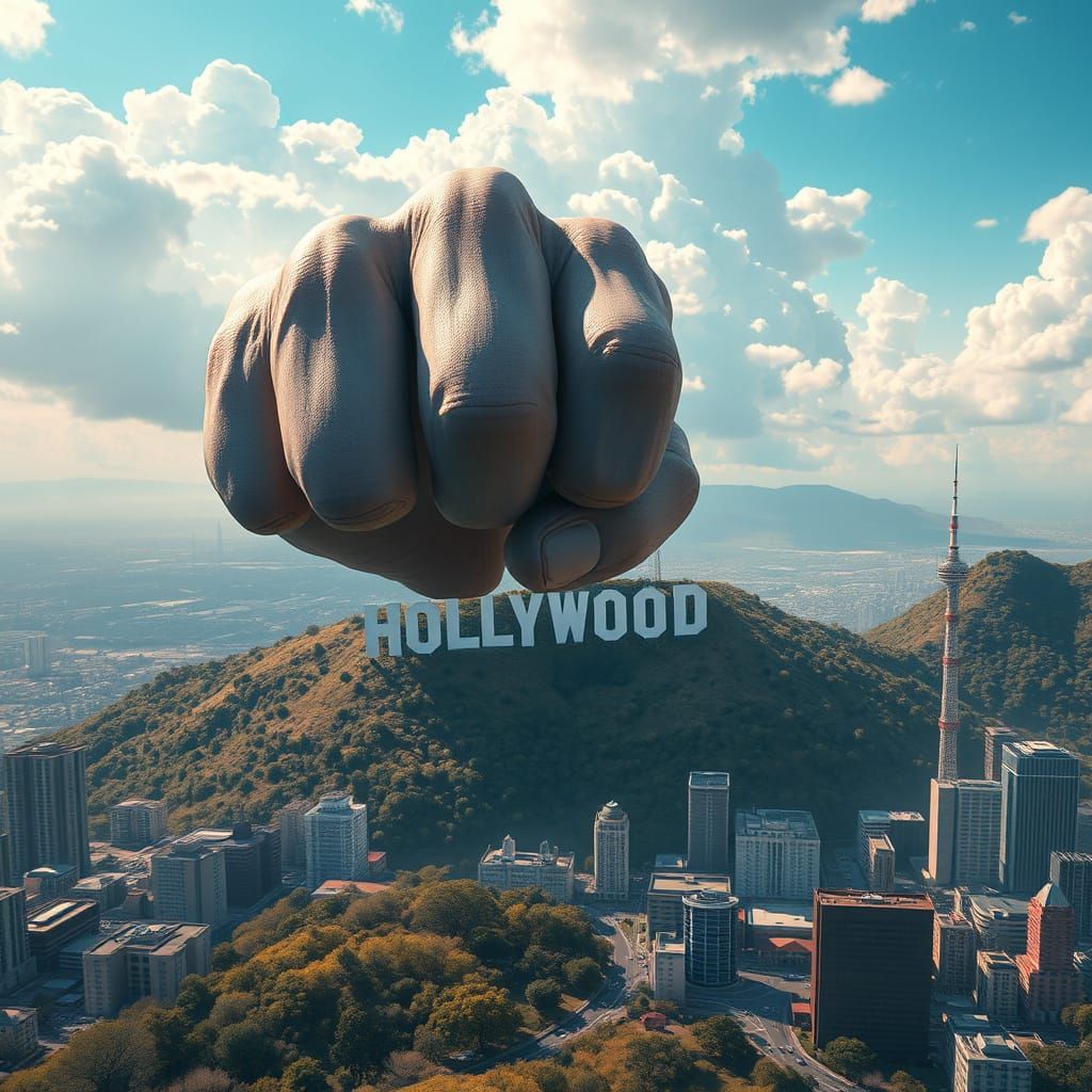 Titan's Hand Crushes Hollywood in 3D Anime Style