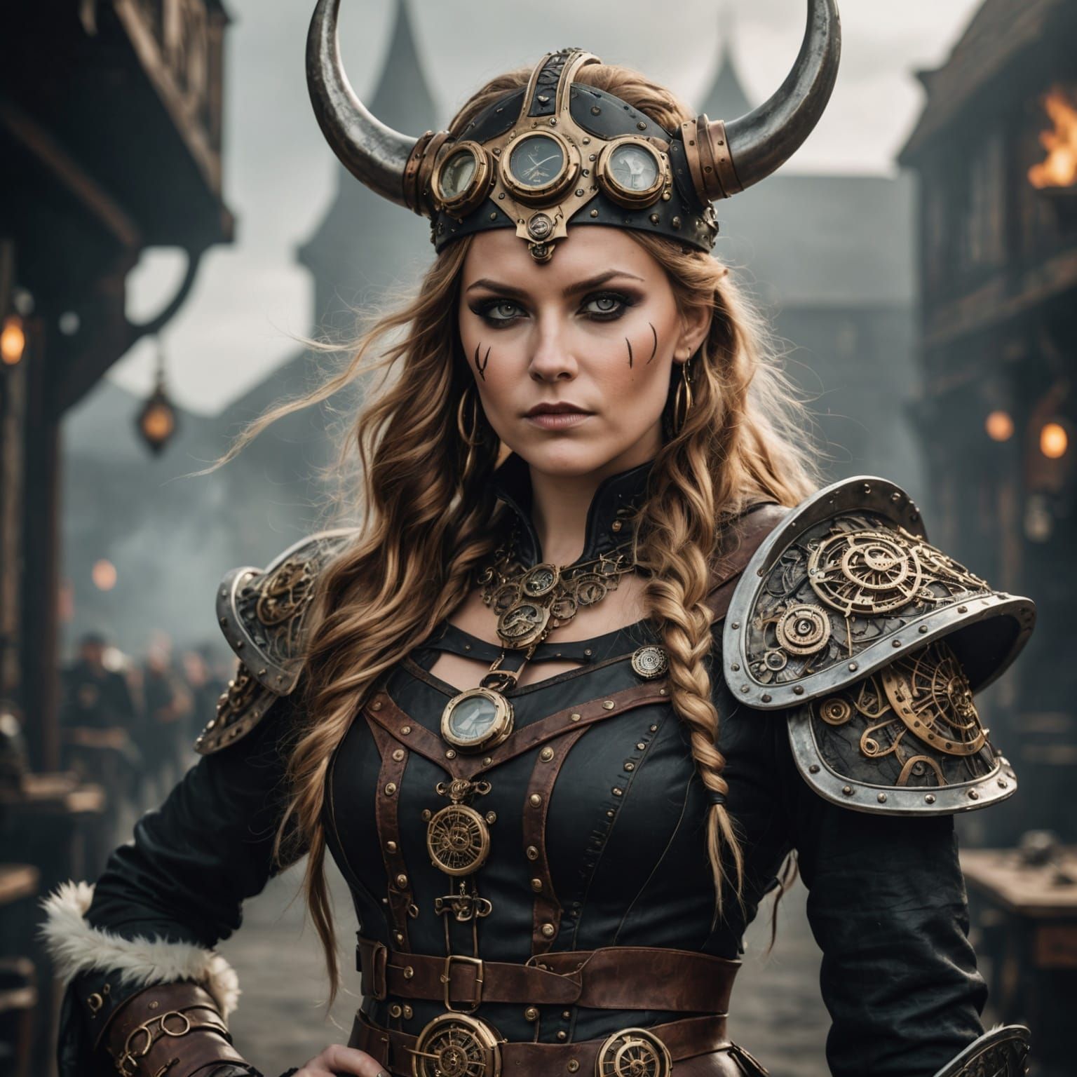 Steampunk Viking Helmet: A Fusion of Eras