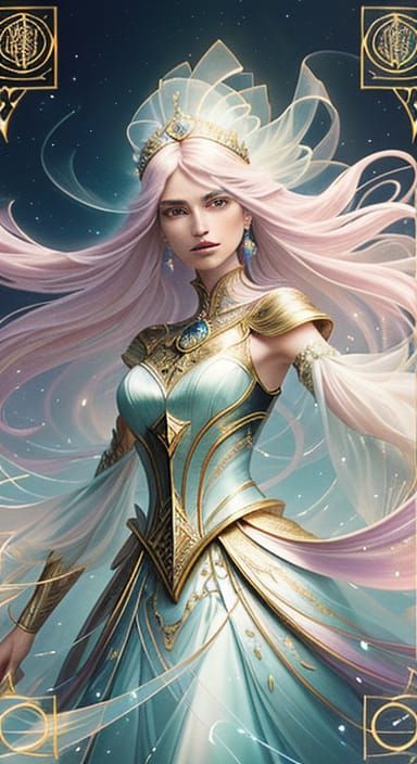 Tarot Card Art: Creativity with Ribbons of Light