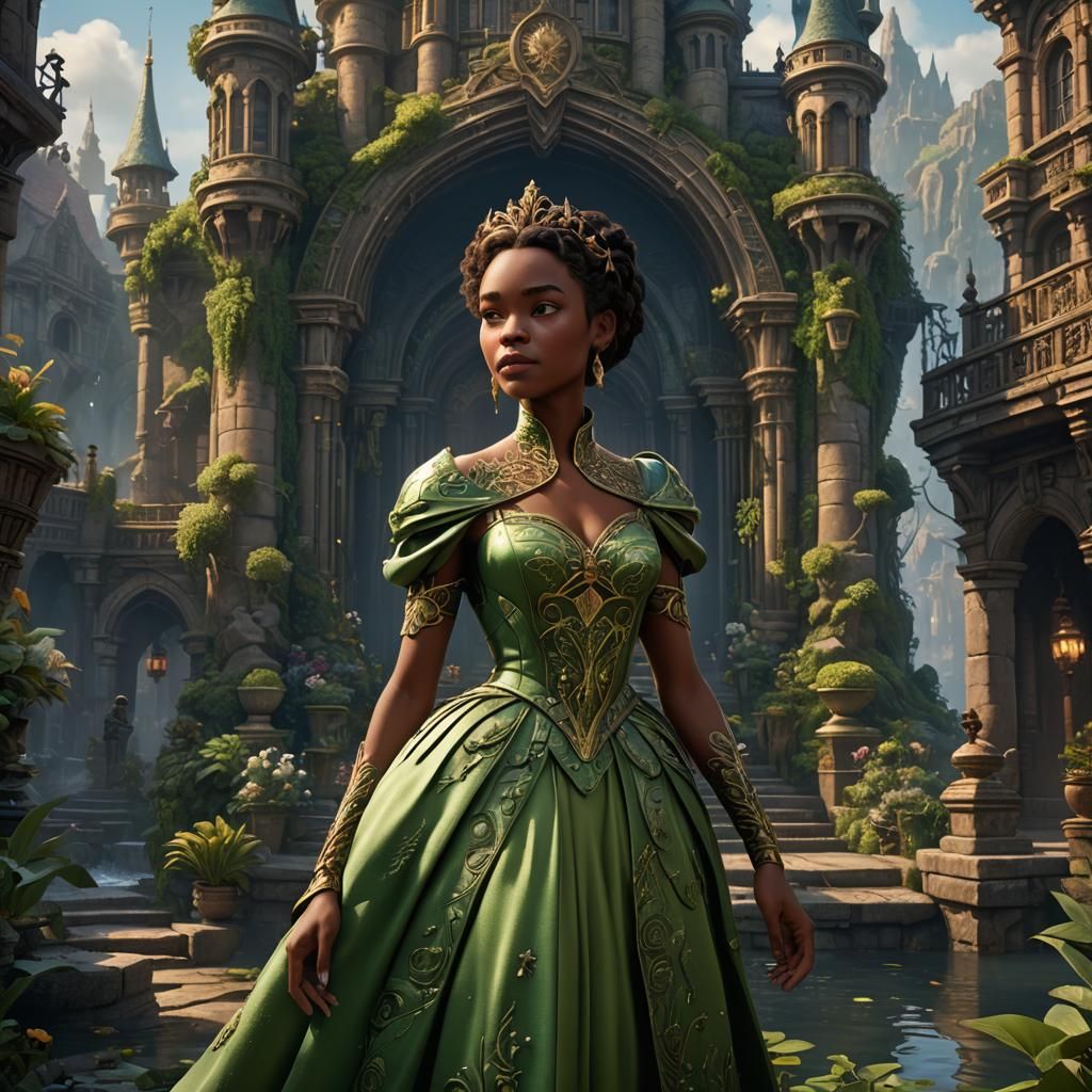 Tiana's Daughter: Detailed Matte Painting