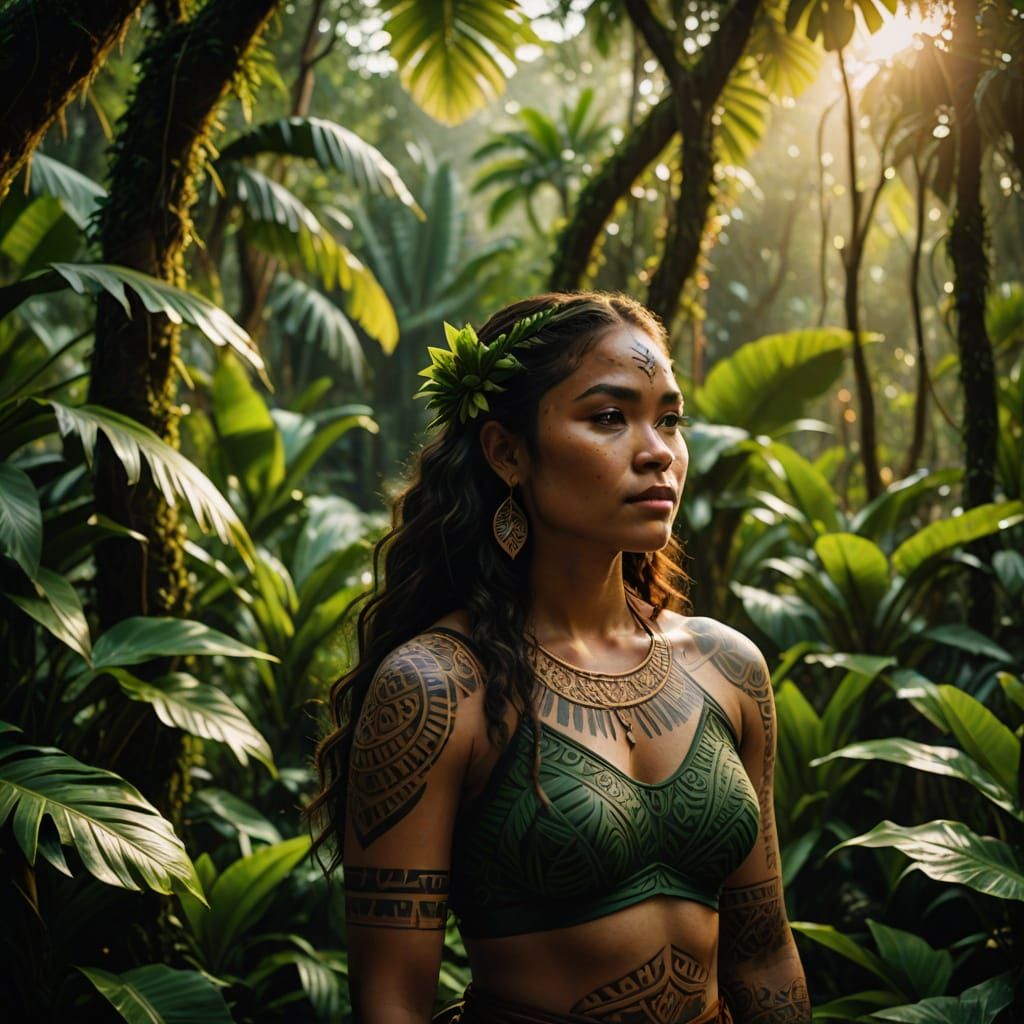 Haumea, Goddess of Fertility, in Lush Jungle Realm