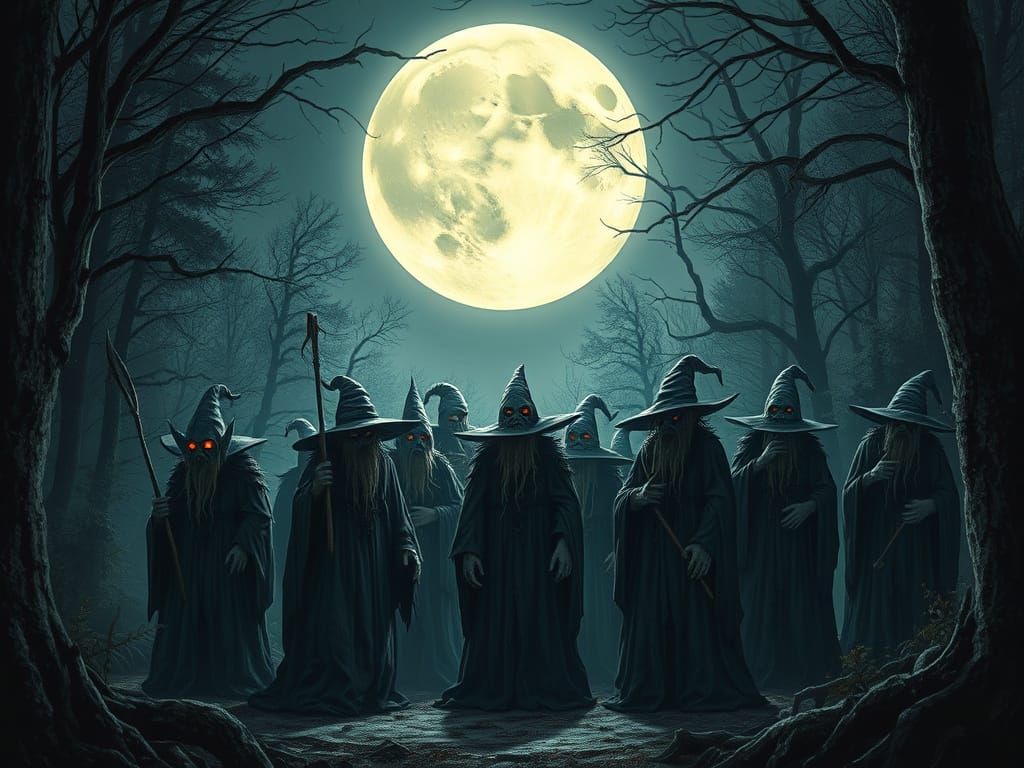 Mystical Gathering of Witches and Goblins