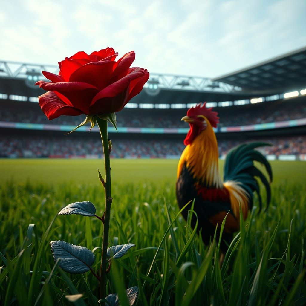 English Red Rose Triumphs over French Cockerel at Twickenham...