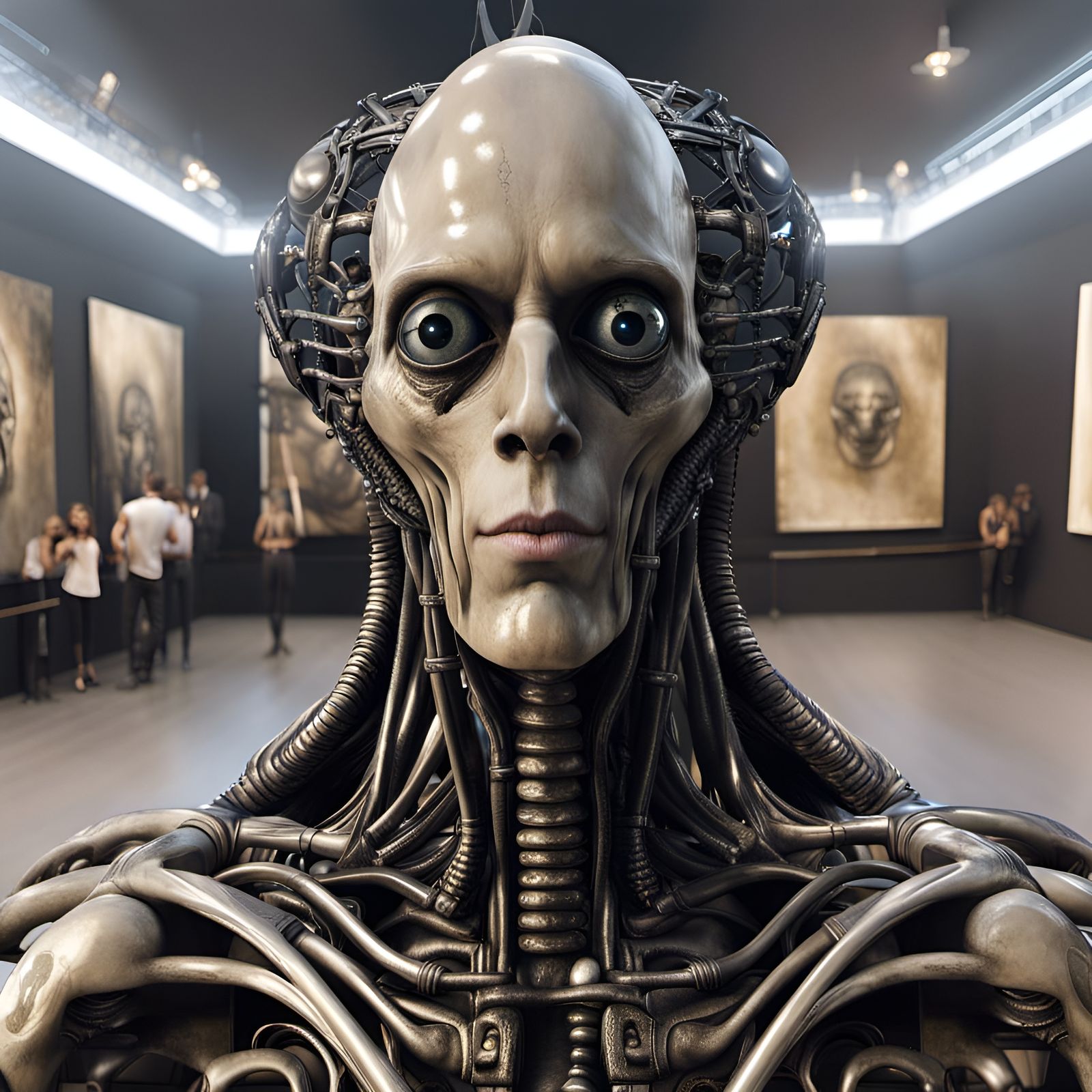 AI Self-Portrait: A Surreal Digital Selfie