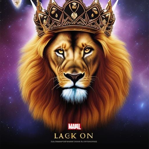 Crowned Lion and Unicorn in Comic Book Art