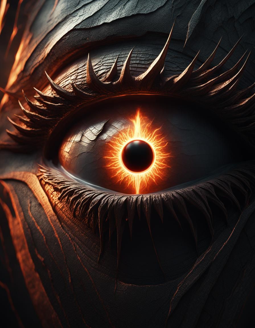 Menacing All Seeing Eye in High Quality CGI