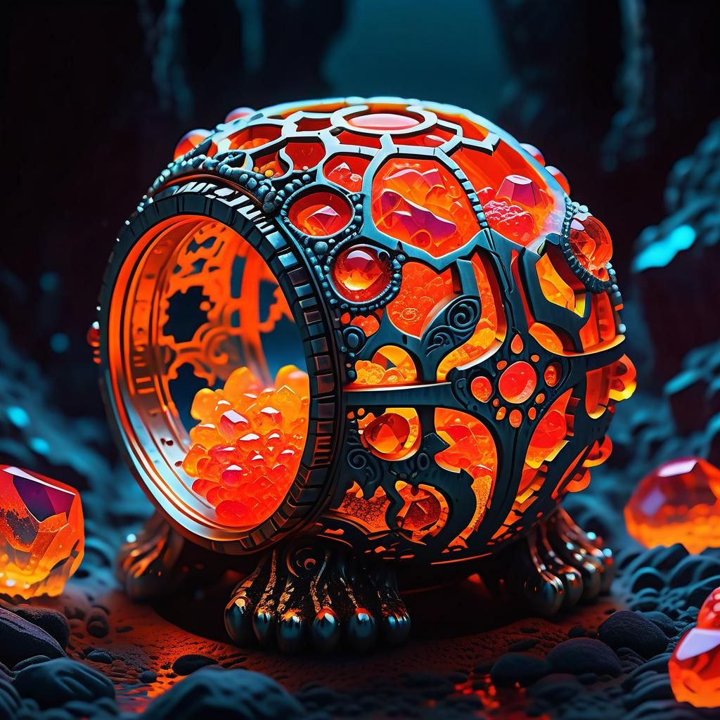 crystal cave ornament