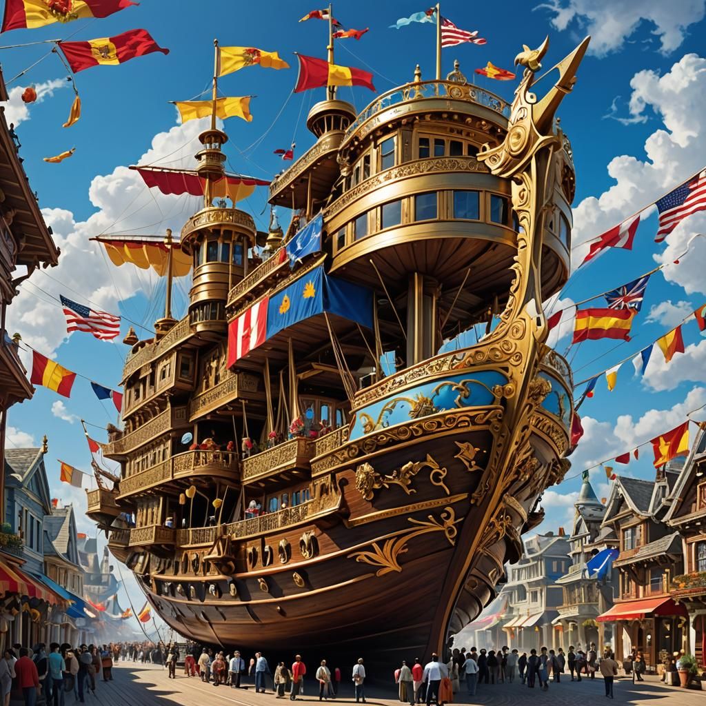 Now, Heave-Ho! Push it to the ocean!