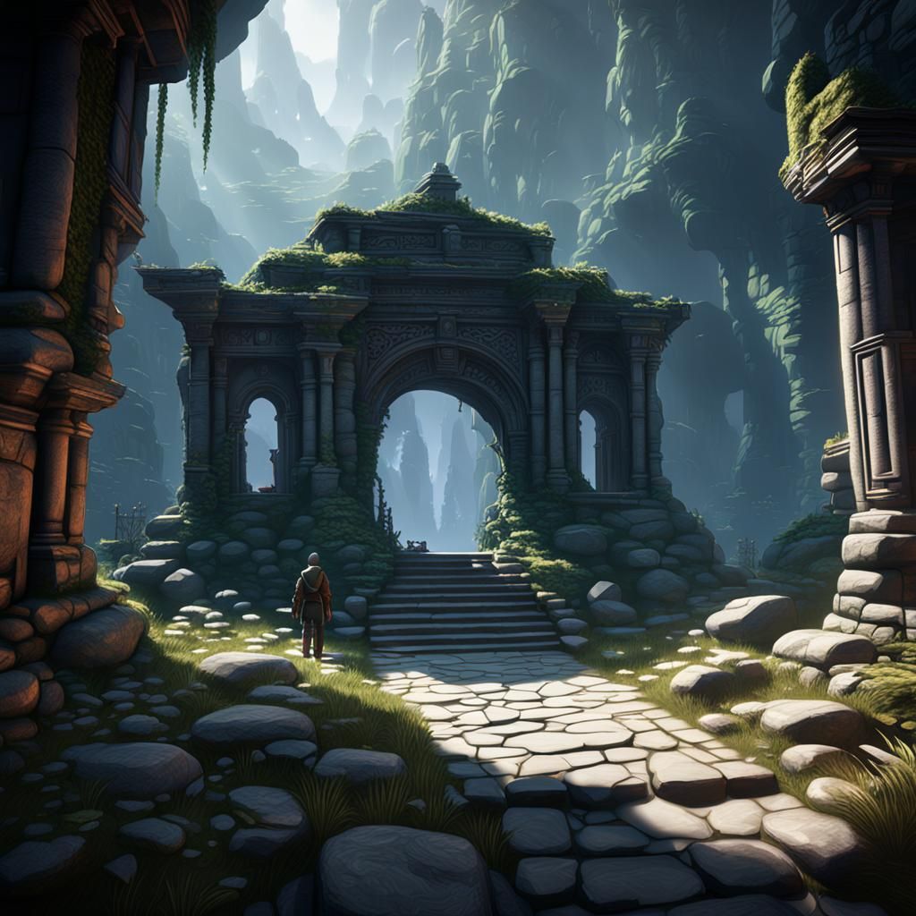 Neverending Story: 3D Artstation Render