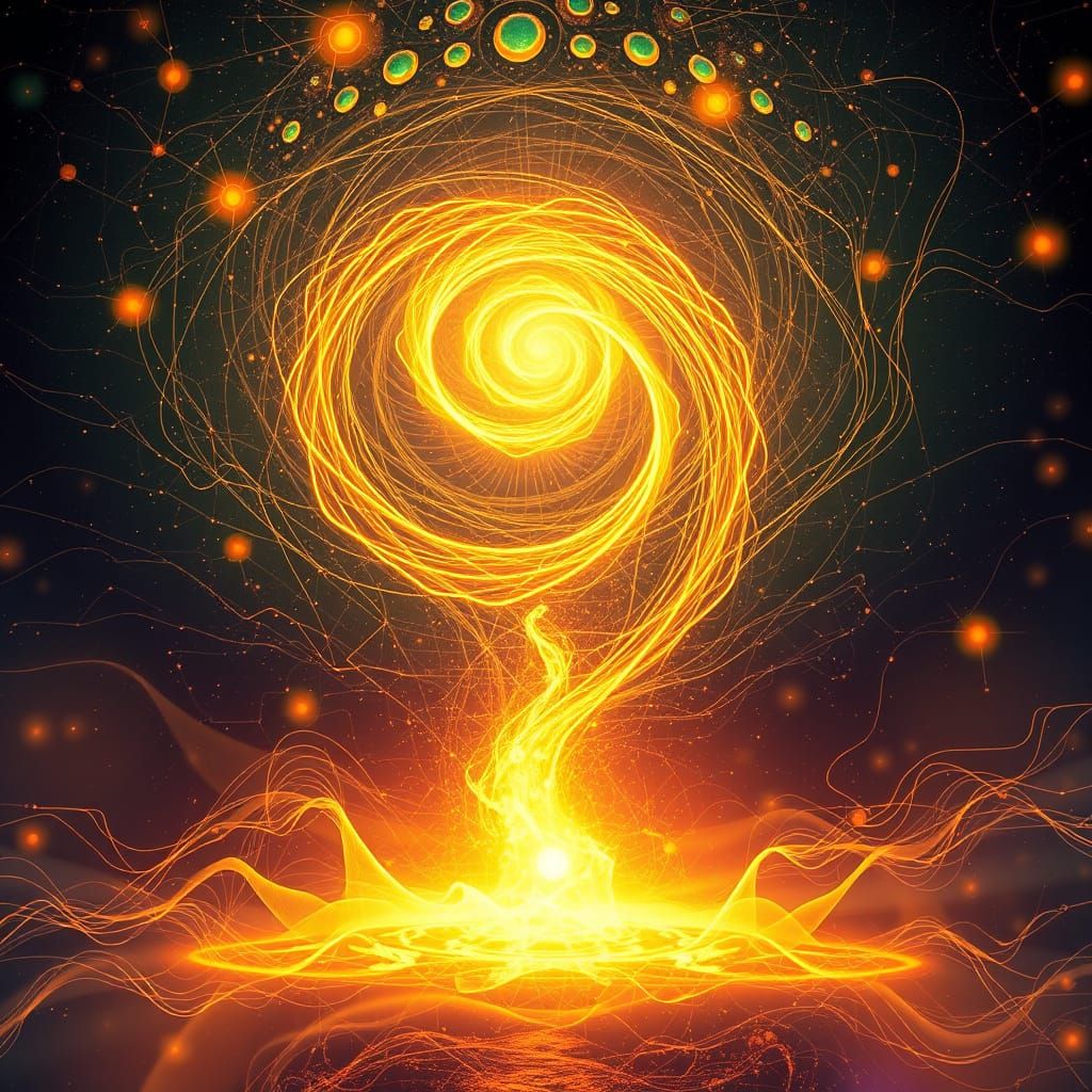 Golden Light Kundalini Spiral Ascension