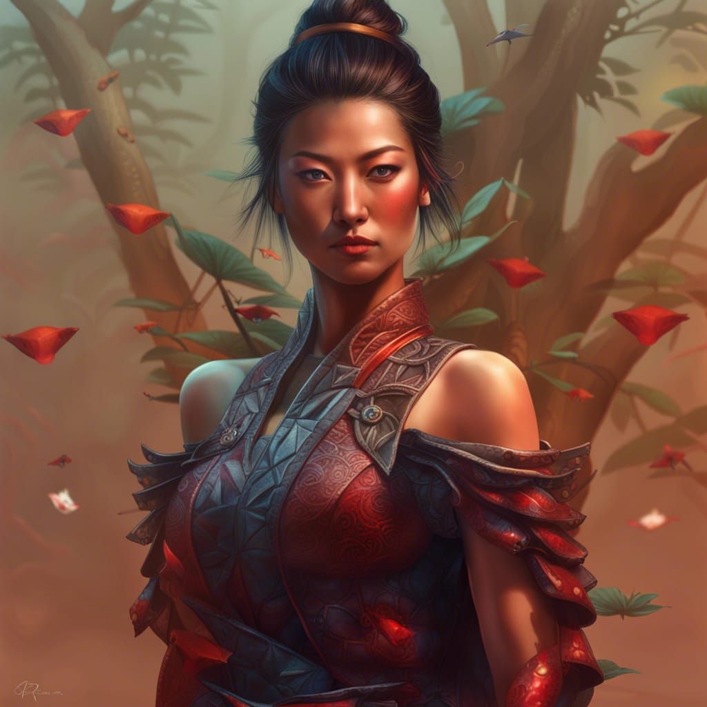 Red Ronin- Female, dojo princess