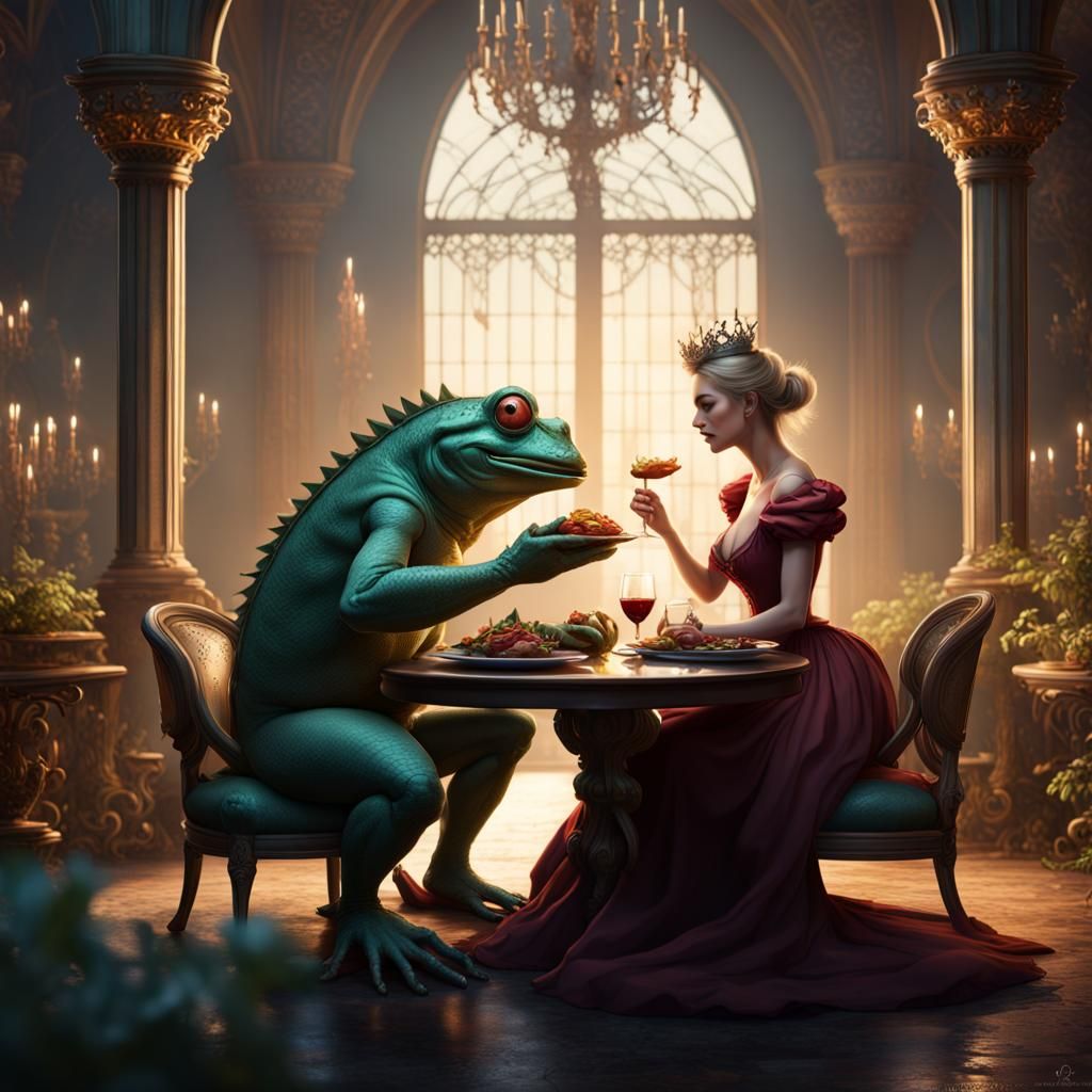 She Kissed A Prince and He Turned Into A Frog