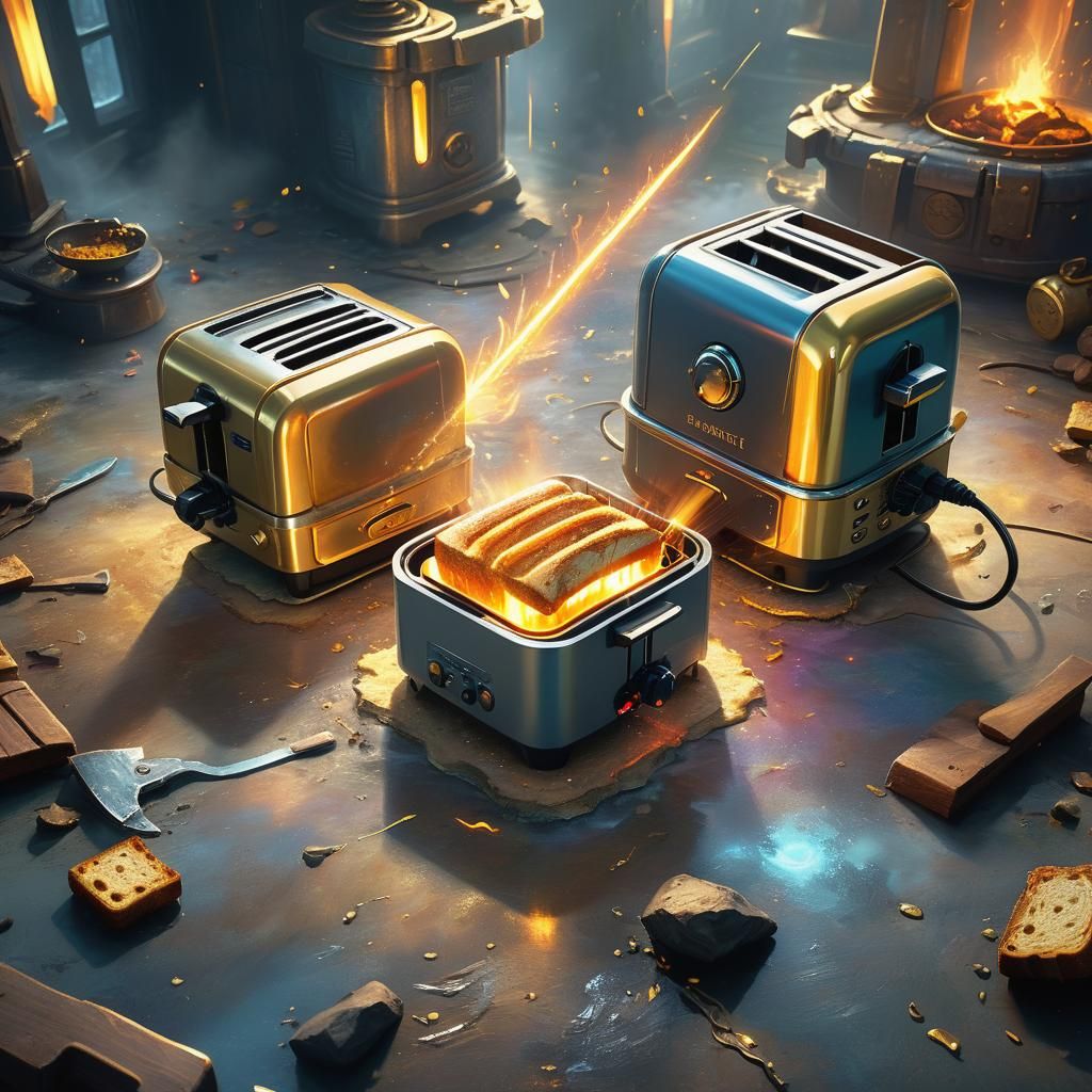 Toaster vs Vacuum Cleaner: Epic Fantasy Showdown