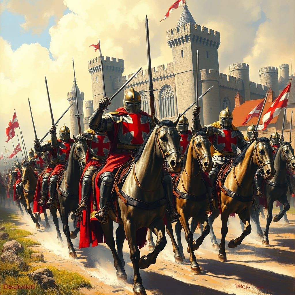 Knights of the Red Cross Ride to Castle