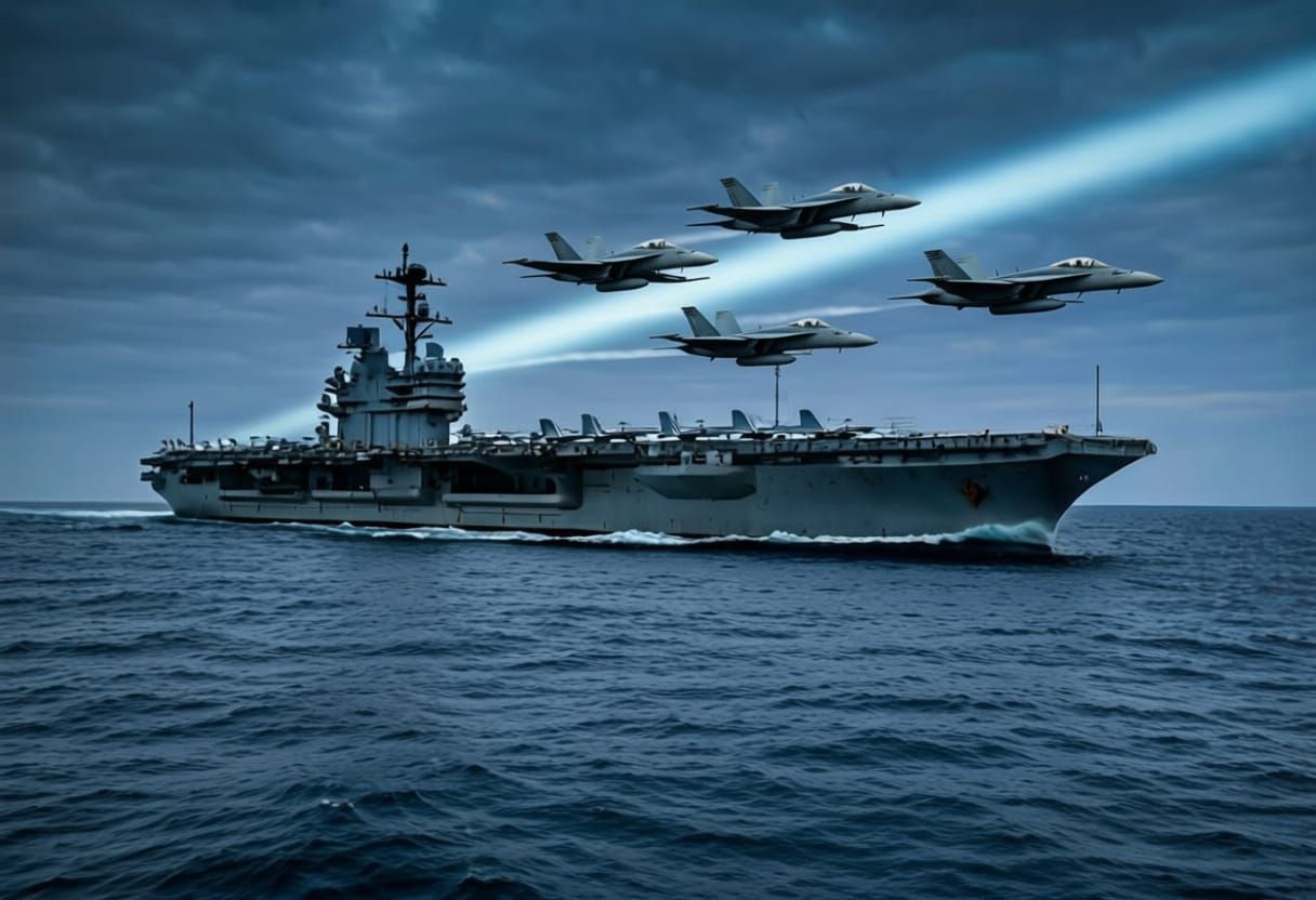 F/A-18D Fighters on Combat Air Patrol