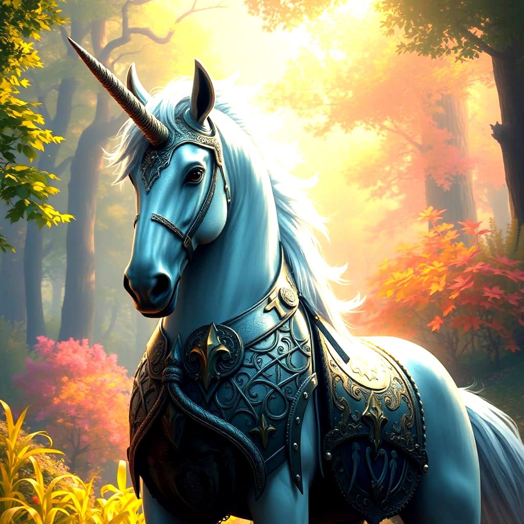 Mythical Unicorn in Majestic Splendor