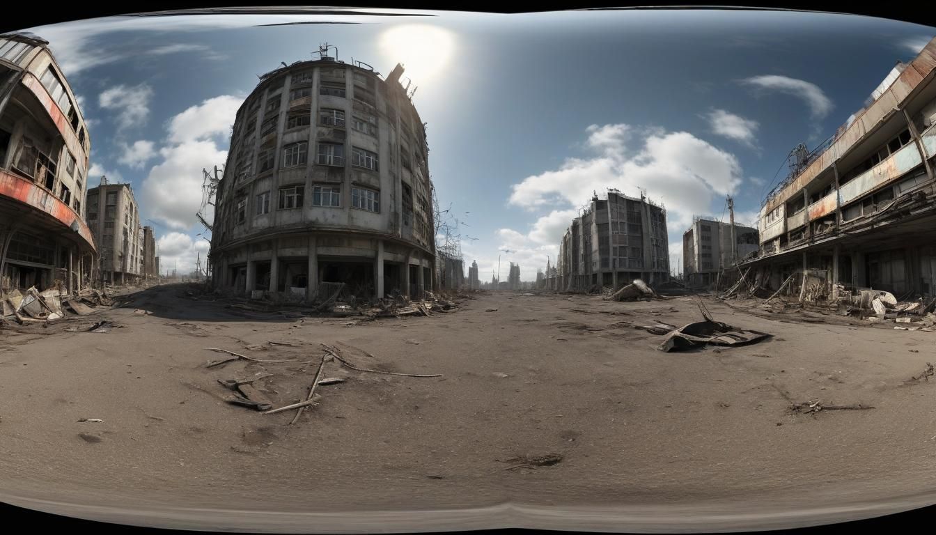 Post-Apocalyptic World: HDRI Photography with Fish-Eye Lens