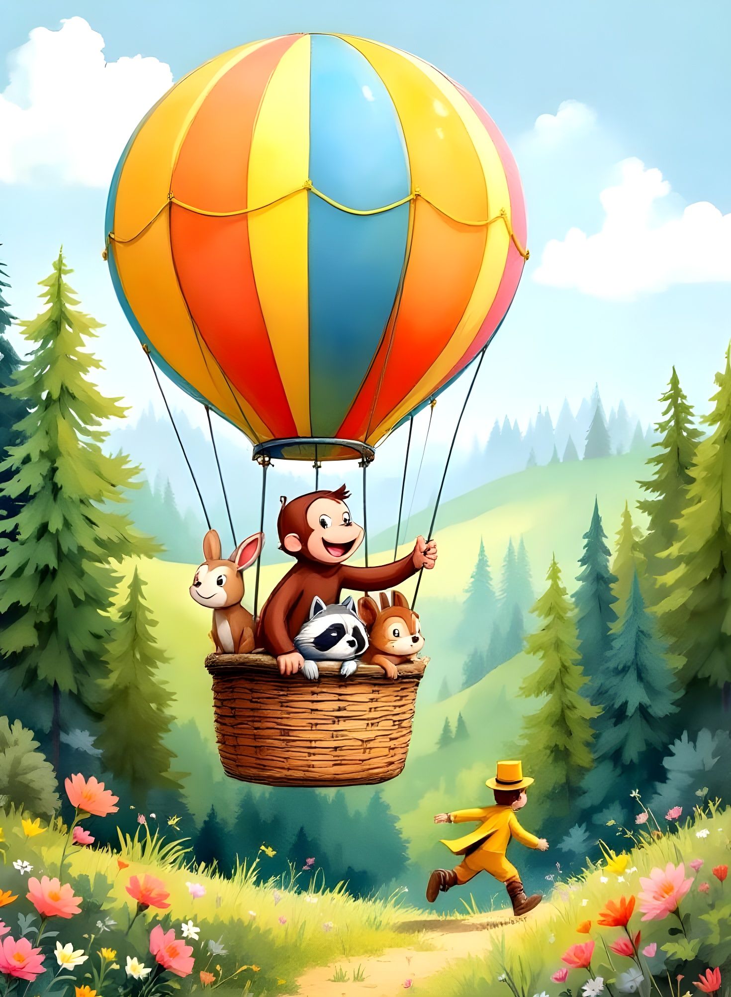 Curious George's Hot Air Balloon Adventure