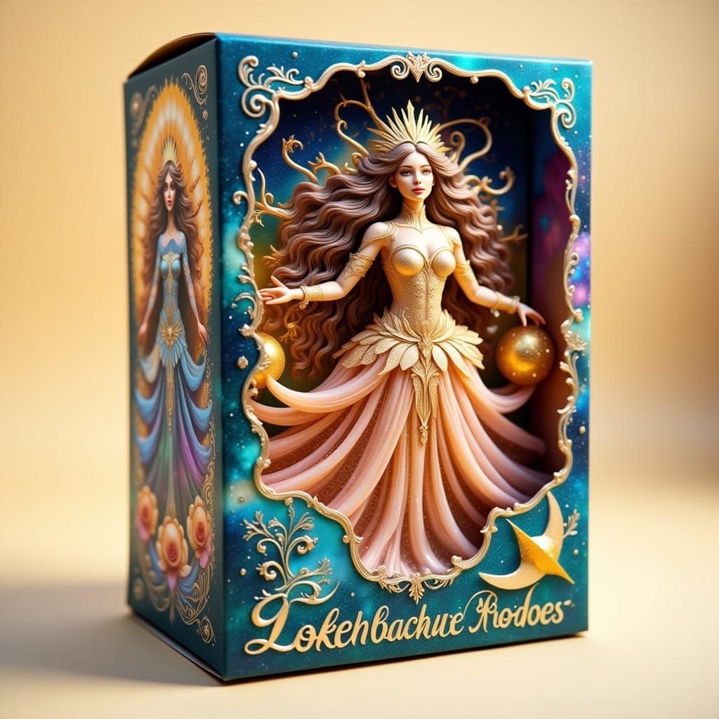 Celestial goddess action figure