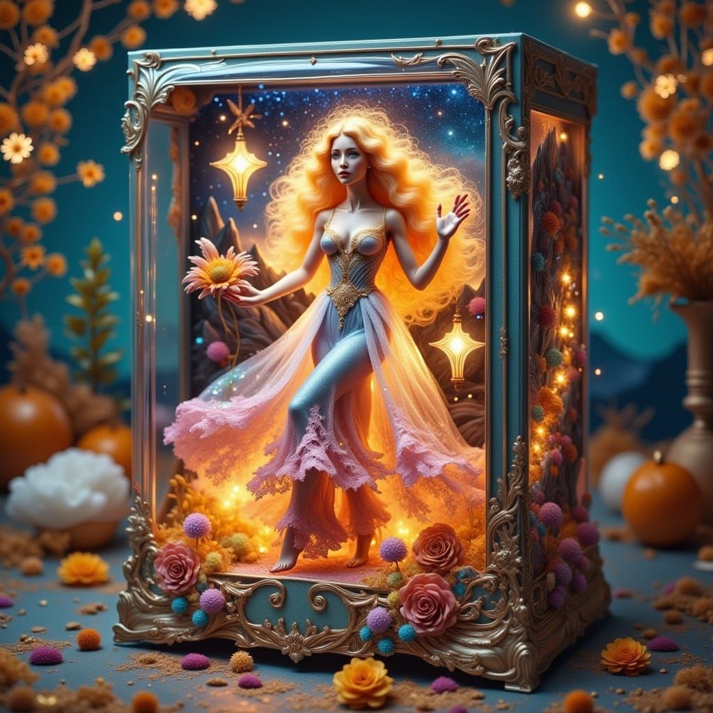 Celestial goddess action figure