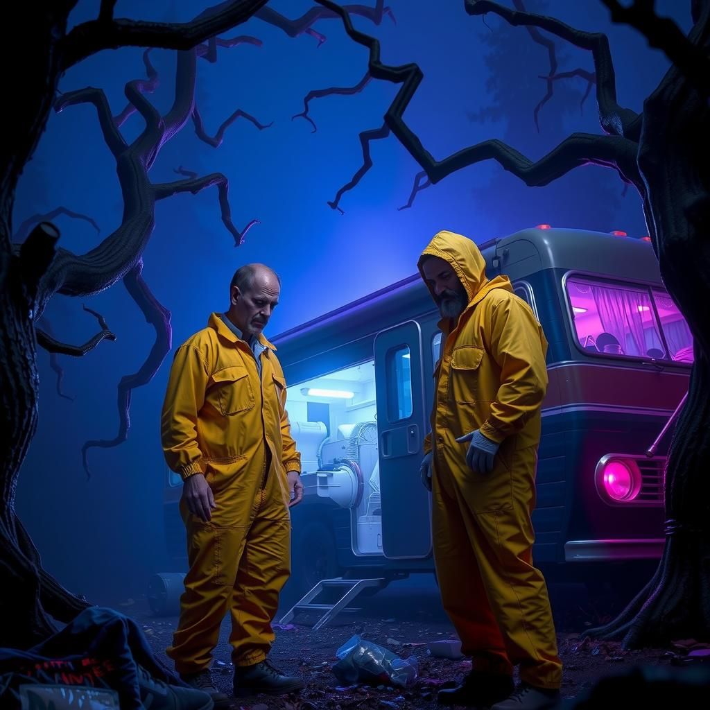 Breaking Bad Cooks in the Upside Down