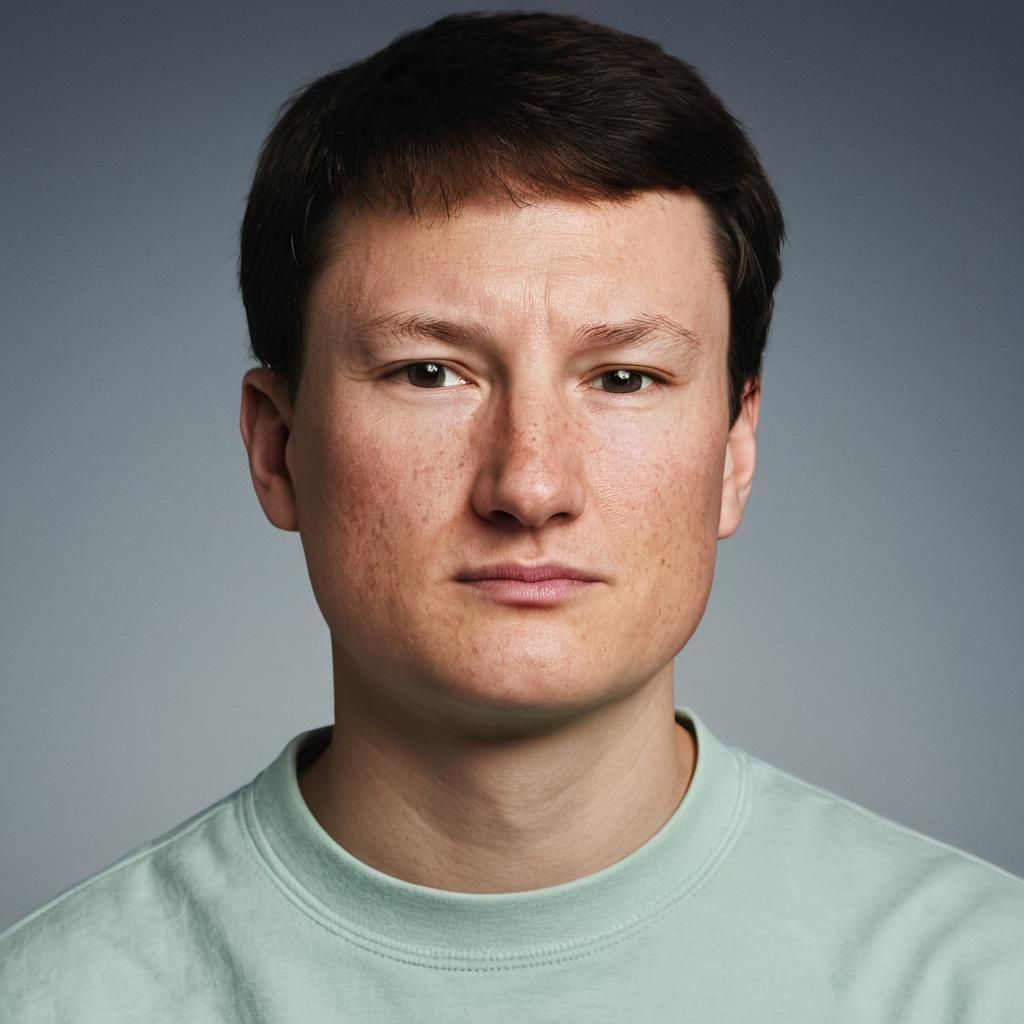 Realistic Portrait with Warm Lighting and Bokeh