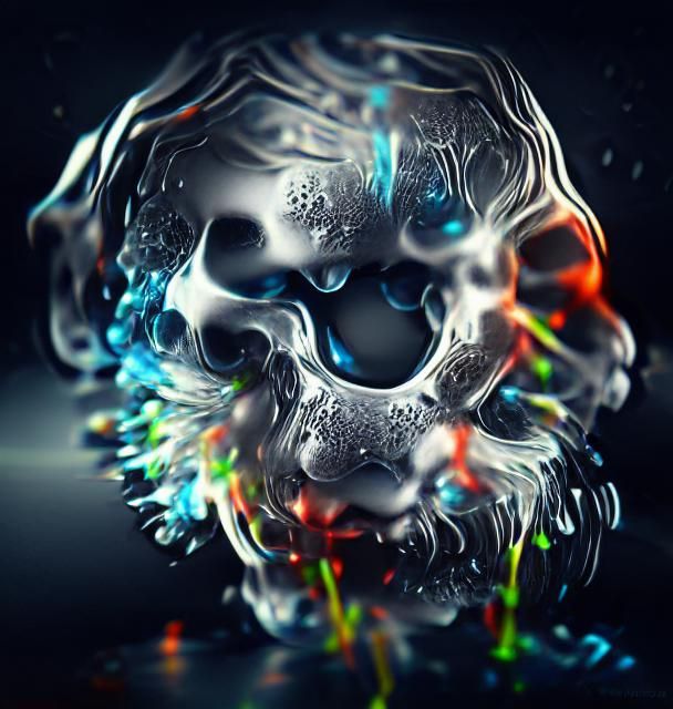 Mithril Skull Digital Art