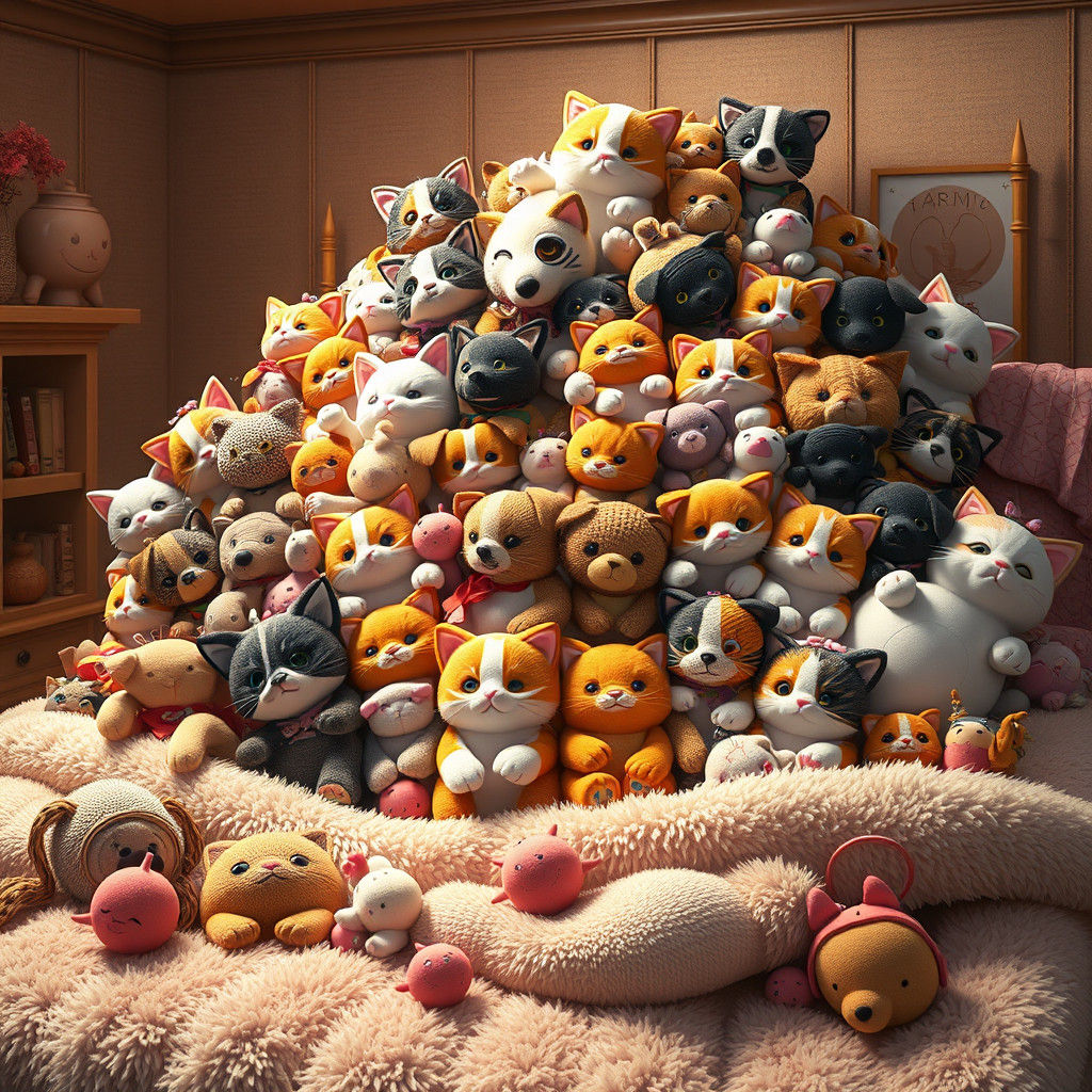 Plushie pile