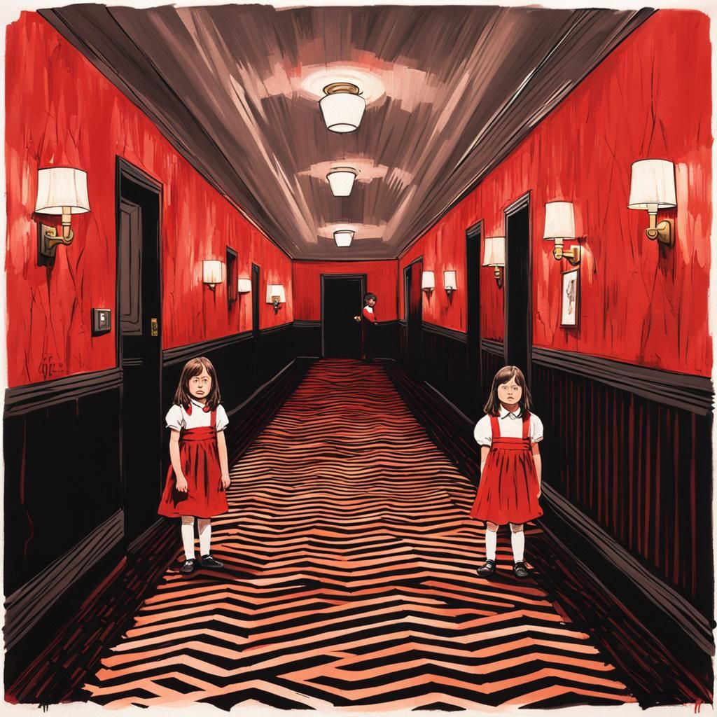 The Shining: Sinister Scene with Twin Girls