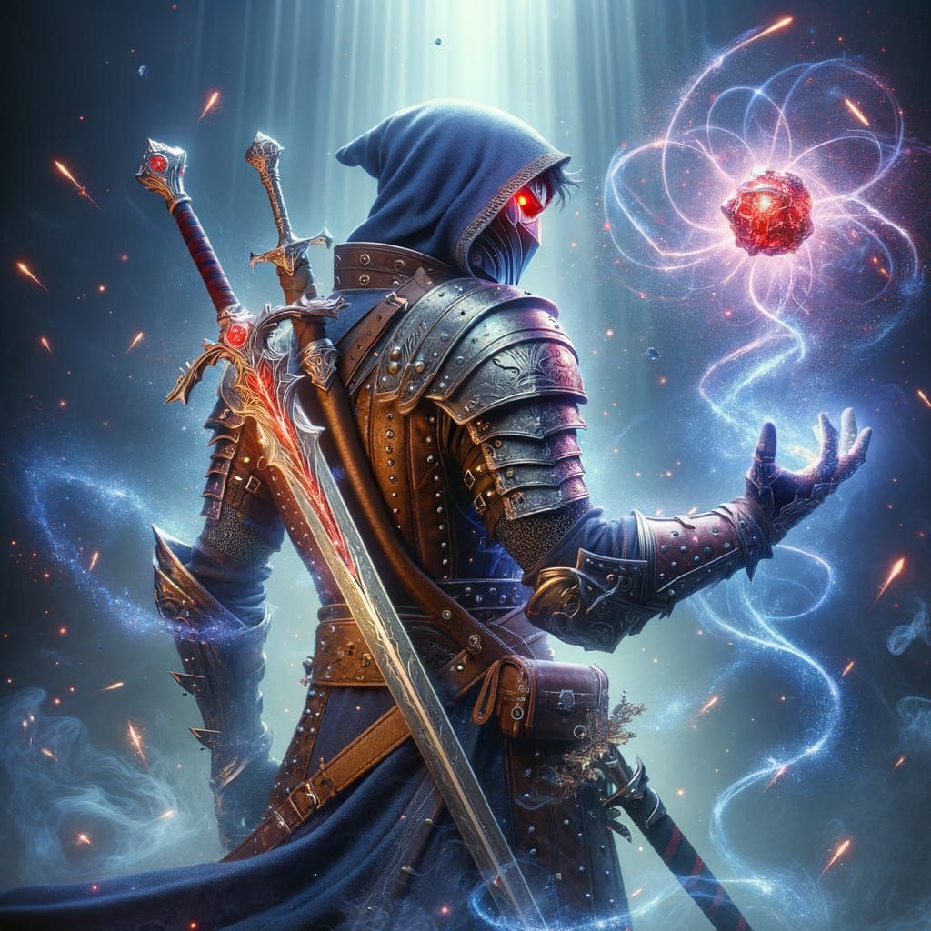 Shadar-Kai Warlock Teleporting with Eldritch Blast