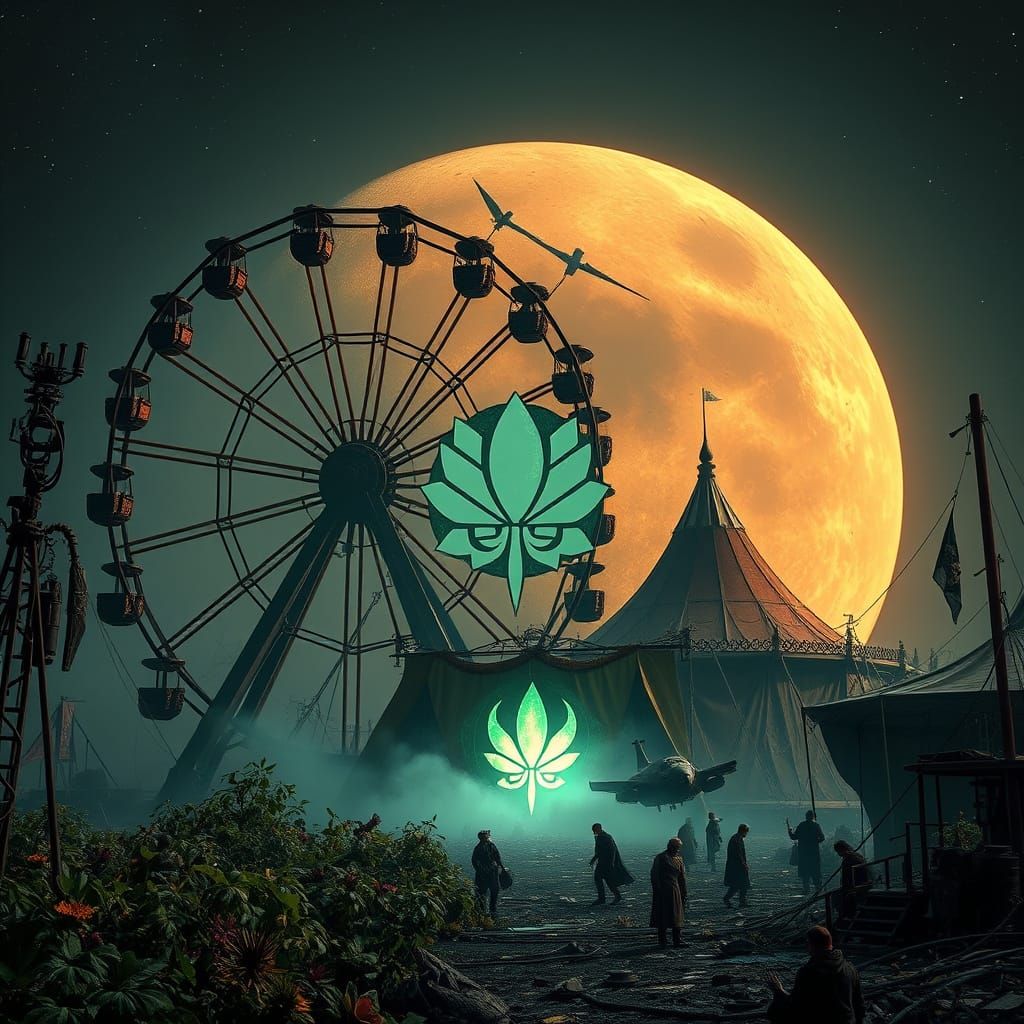 Supervillain Lair: Abandoned Carnival on Dying Moon